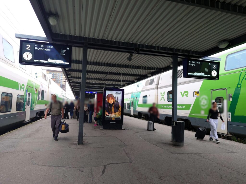 フィンランド鉄道 VR オウル駅