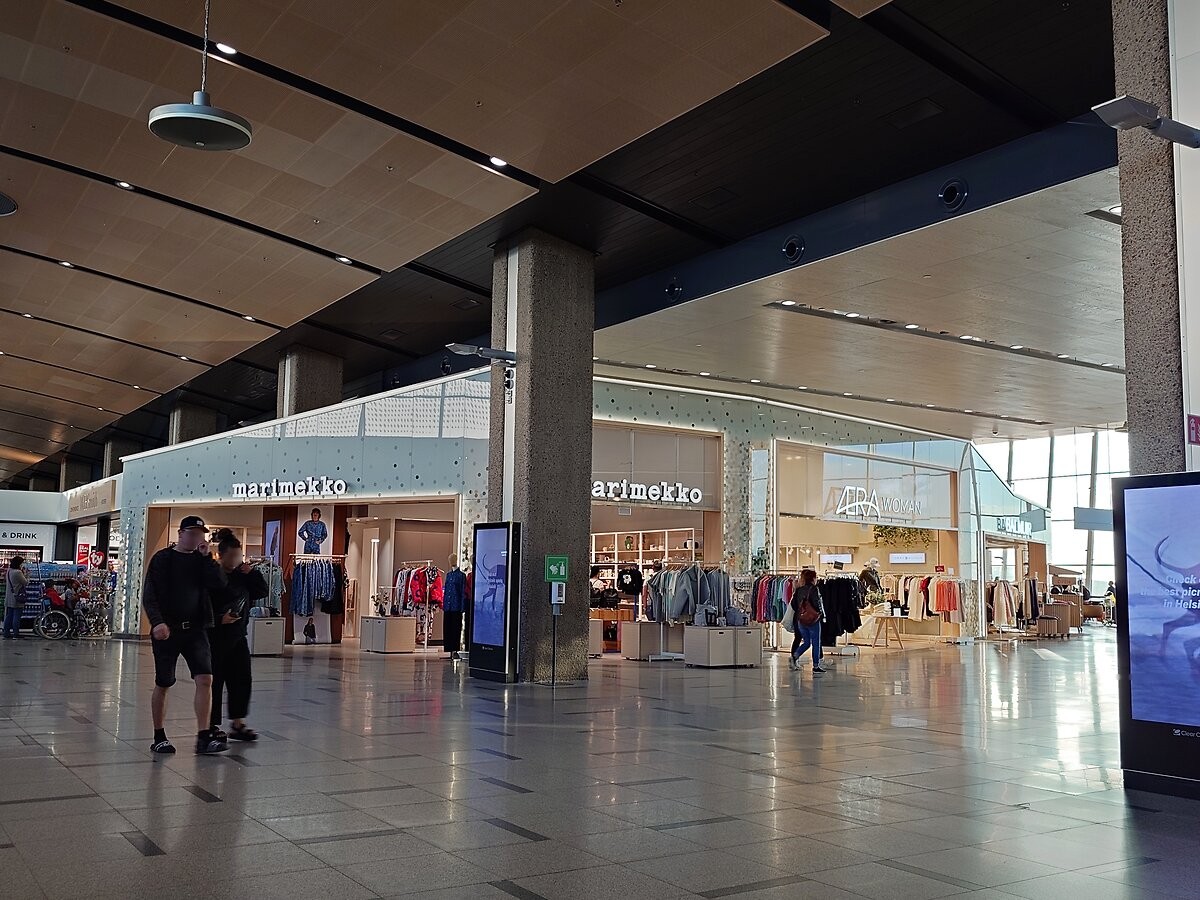 ヘルシンキ空港内のマリメッコ店舗