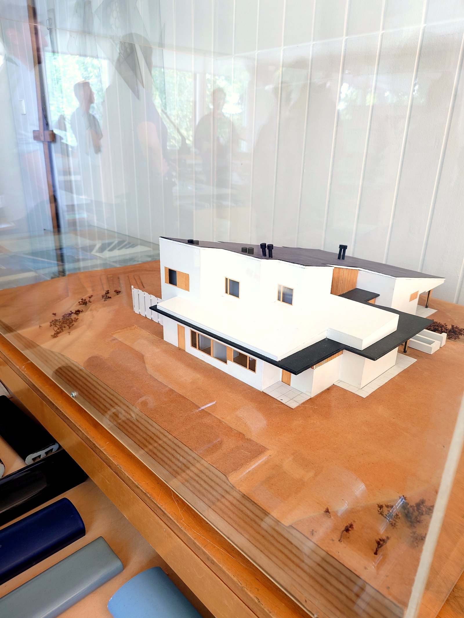 展示されていた建築物のミニチュア模型
