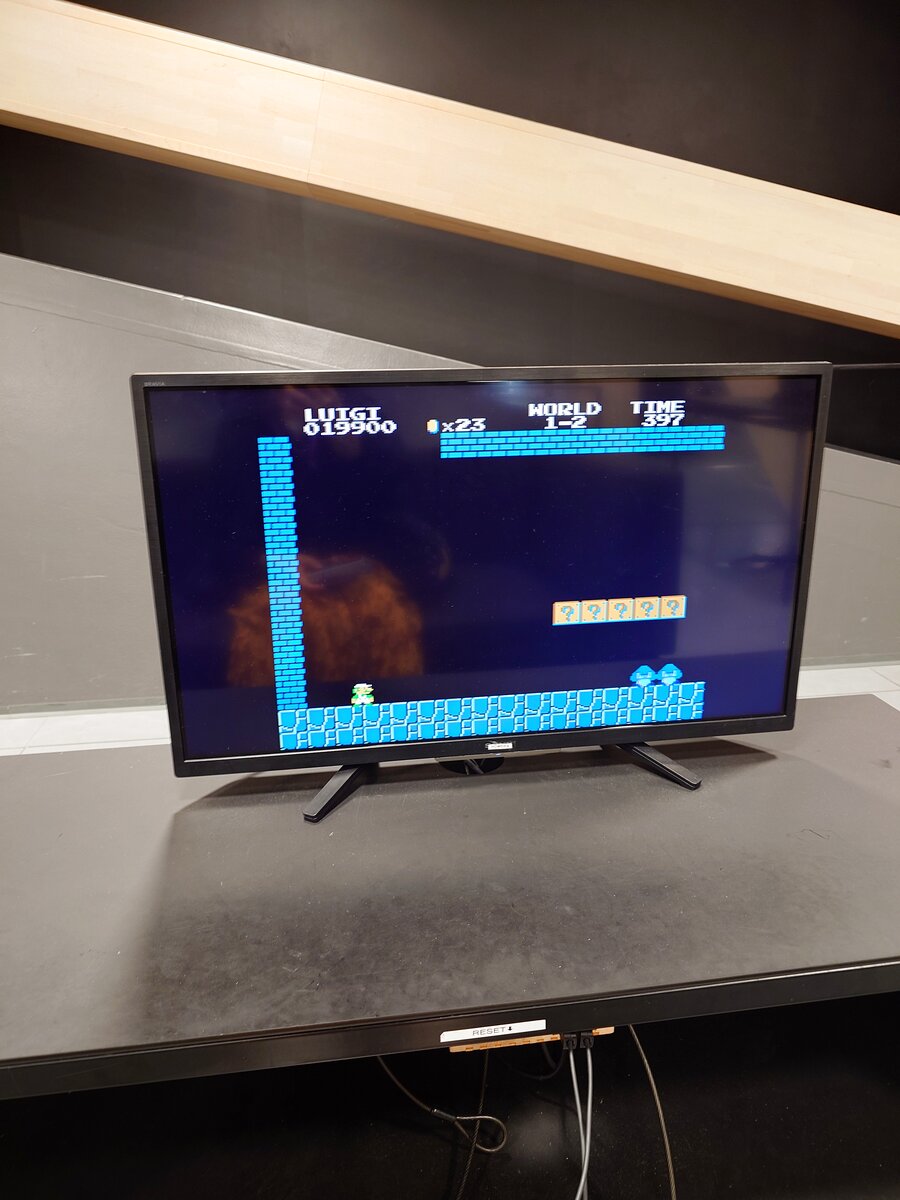 Oodi図書館に置かれたレトロゲーム機